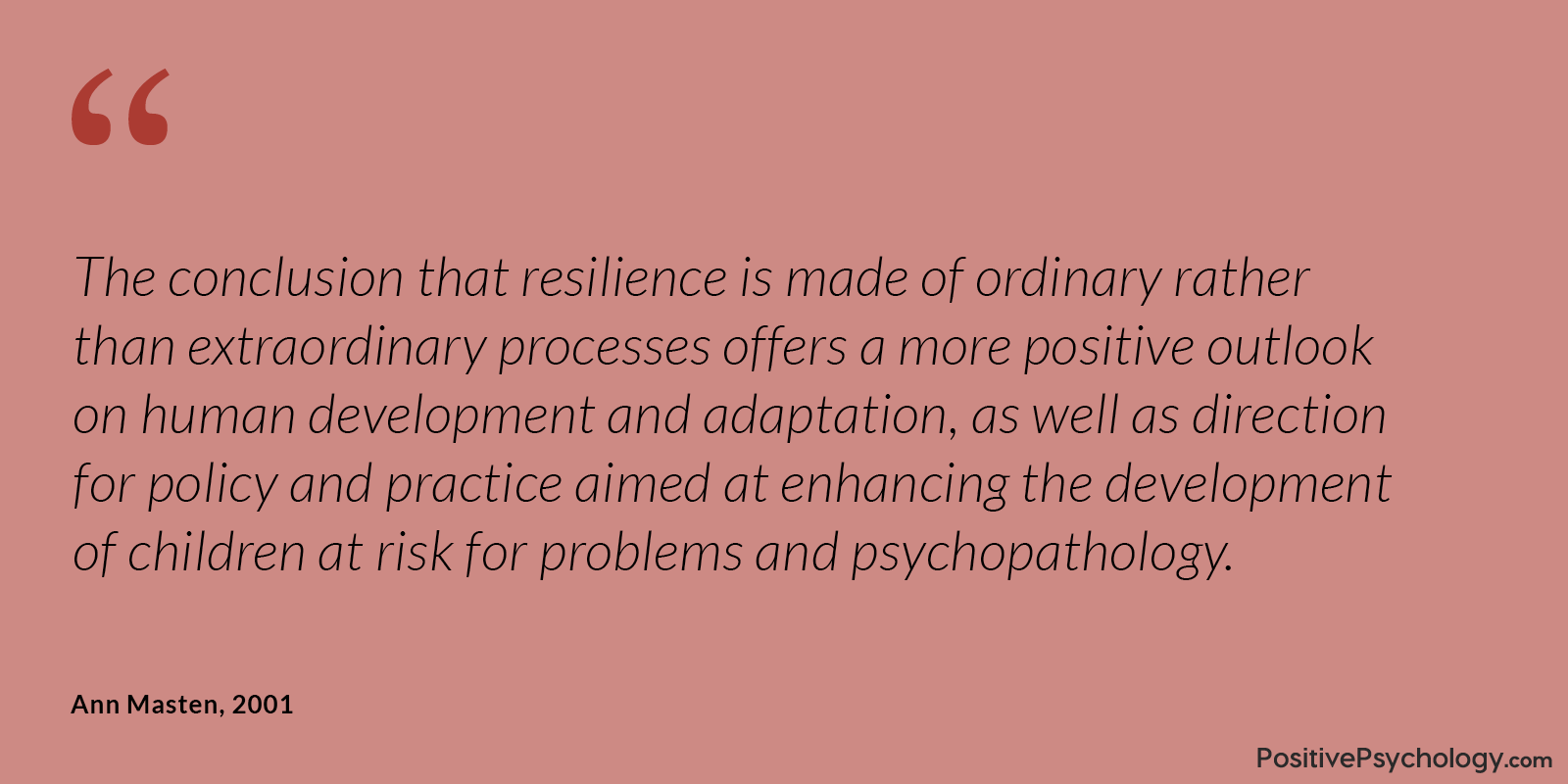 Masten Resilience Ordinary Processes Quote