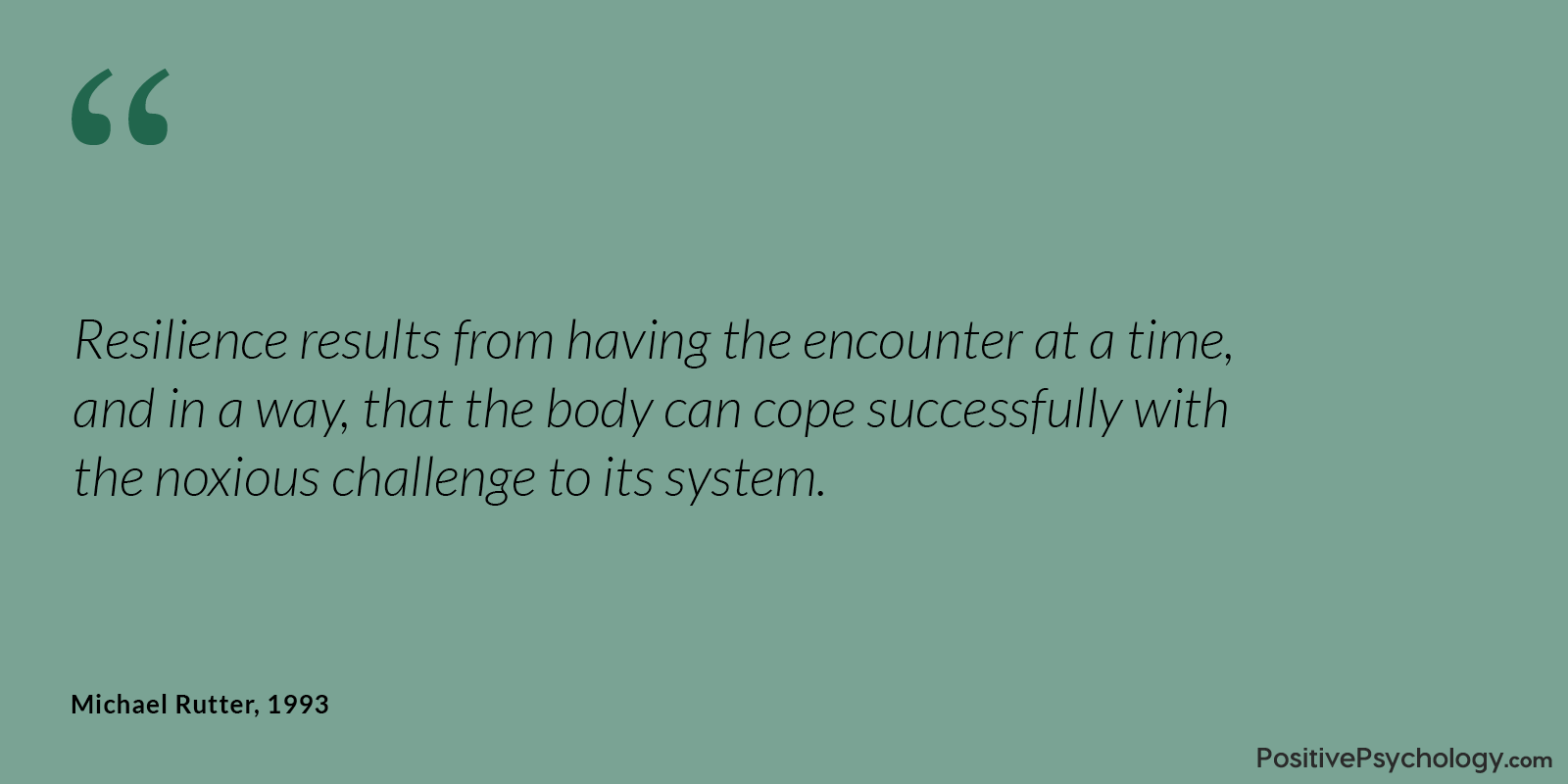 Rutter Resilience Body Cope Quote