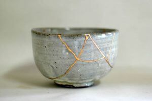 A Kintsugi bowl