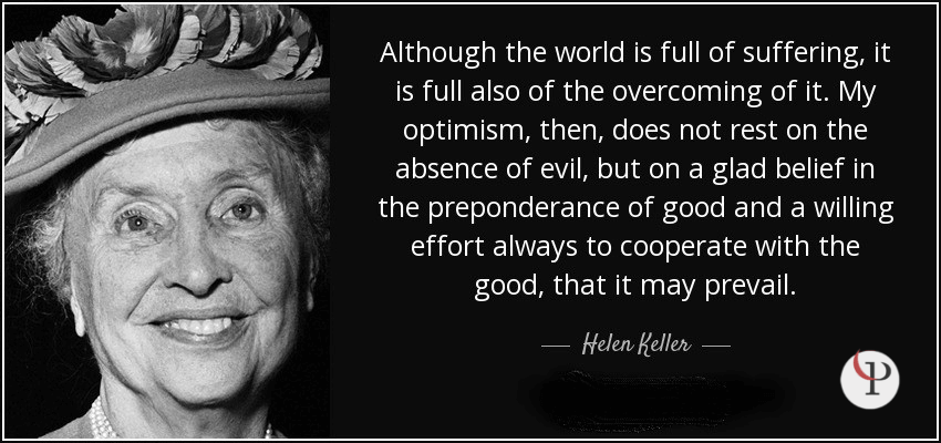 Hellen Keller Quote on Resilience