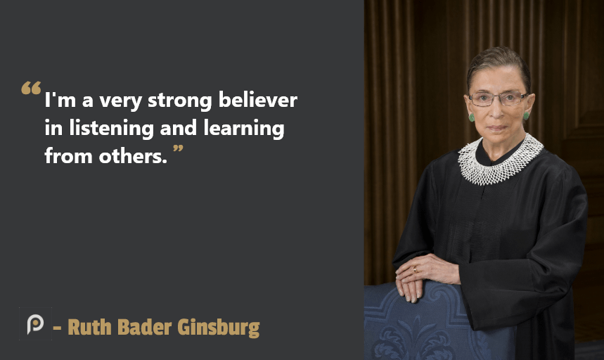 Ruth Bader Ginsburg Motivational Counseling Quotes