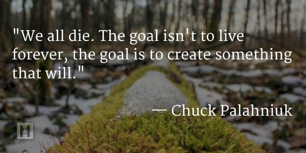 Chuck Palahniuk Positive Psychology Quotes 