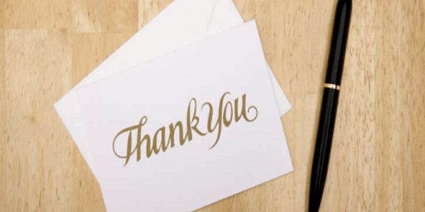 thank you letter - The Effects of Gratitude