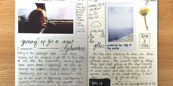 Journaling with Photographs writing therapy